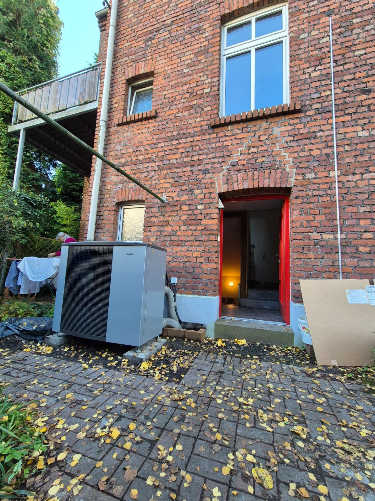 Sanierung im Altbaukeller, AUSSENEINHEIT