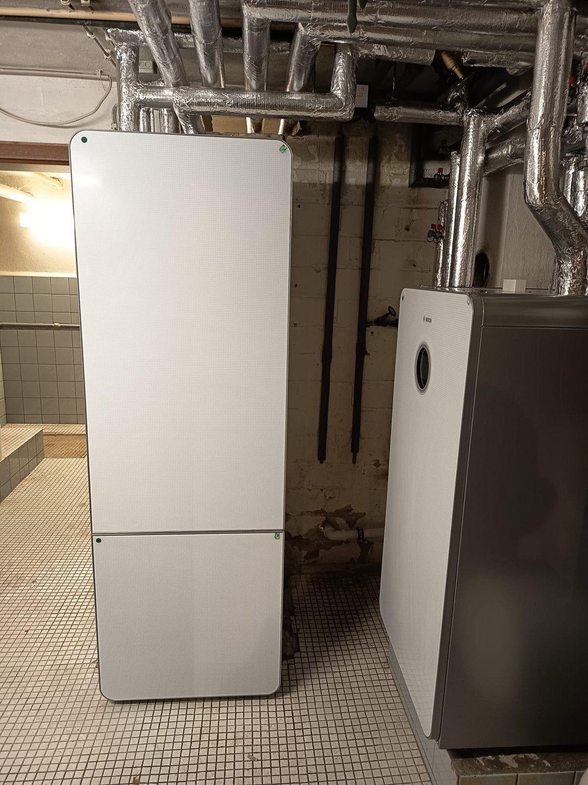 Bosch-Wärmepumpe im Grünen, INNEN