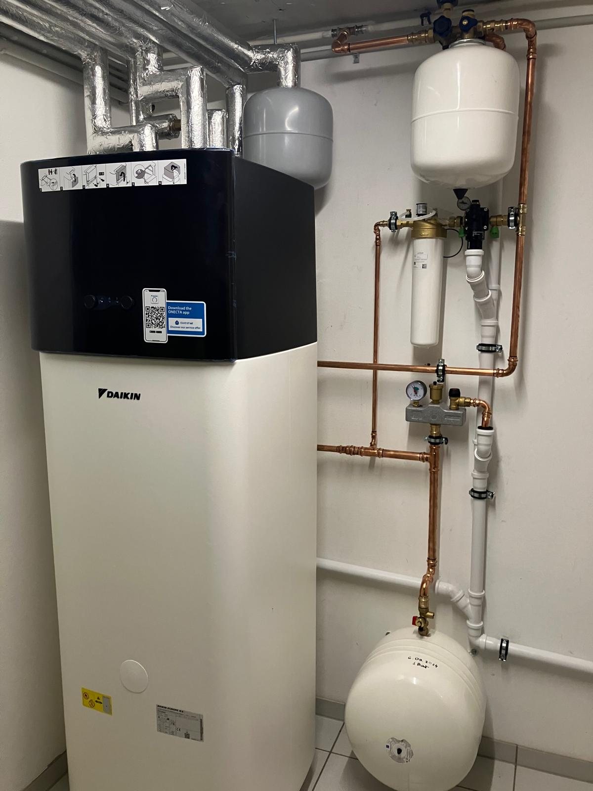 Daikin-Anlage an der Terrasse, INNEN